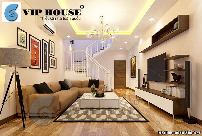 Trẻ trung với mẫu thiết kế nội thất hiện đại đẹp nhà phố Bắc Ninh